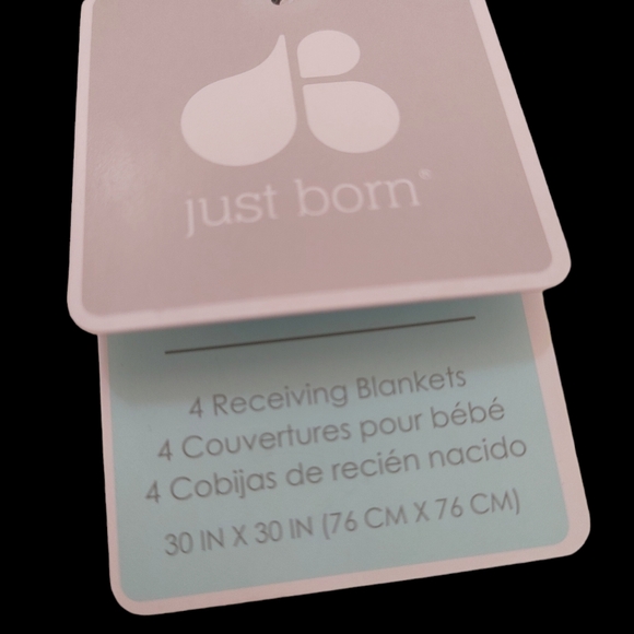 4 receiving blankets set unisex - Picture 2 of 2